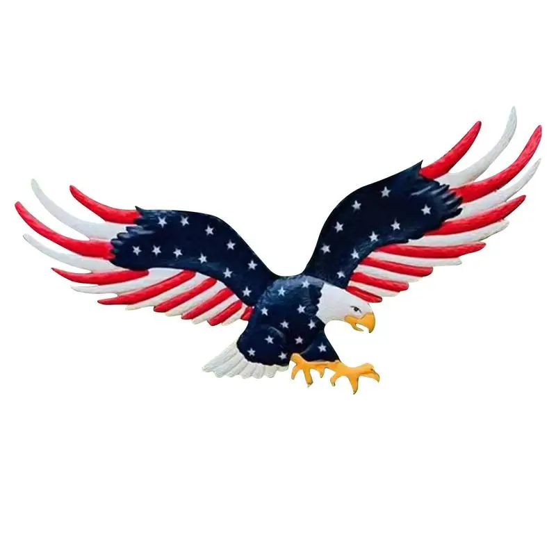 

Eagle Decor Outdoor Patriotic Flying Bald Eagle Statue America Flying Eagle Metal Statue For Independence Day 4th Of July