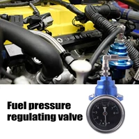 universal auto pressure regulator adjustable aluminum fuel pressure regulator with gauge kit auto replacement parts