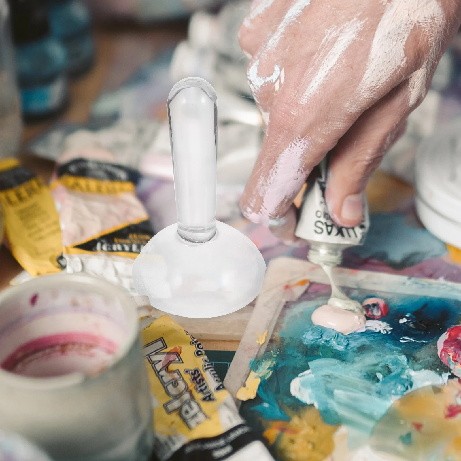 Шлифовальный товкач картина маслом стекло Muller ручной стержень набор