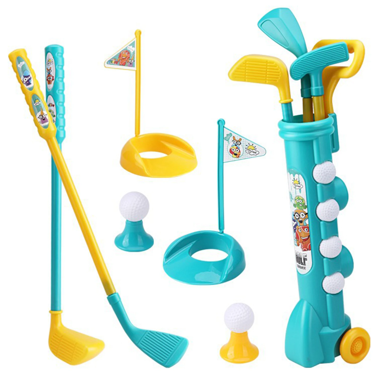 

Toddler Golf Set Cute Toddler Golf Set Outdoor Toys For Toddlers Cute Kids Golf Set With Lovable Sticker Decorations Kids Golf
