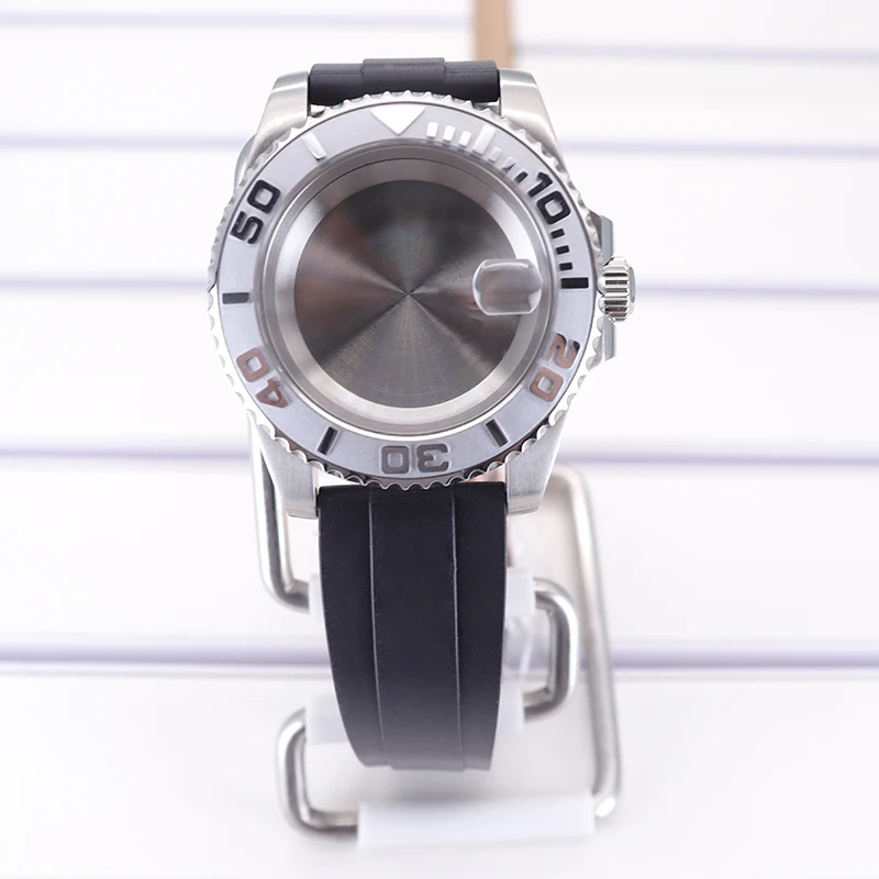 Серебряный ремешок из нержавеющей стали для часов Fanya losch 40 мм