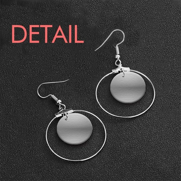 

Avocado Green Healthy Delicious UU Earrings Dangle Hoop Jewelry Drop Circle