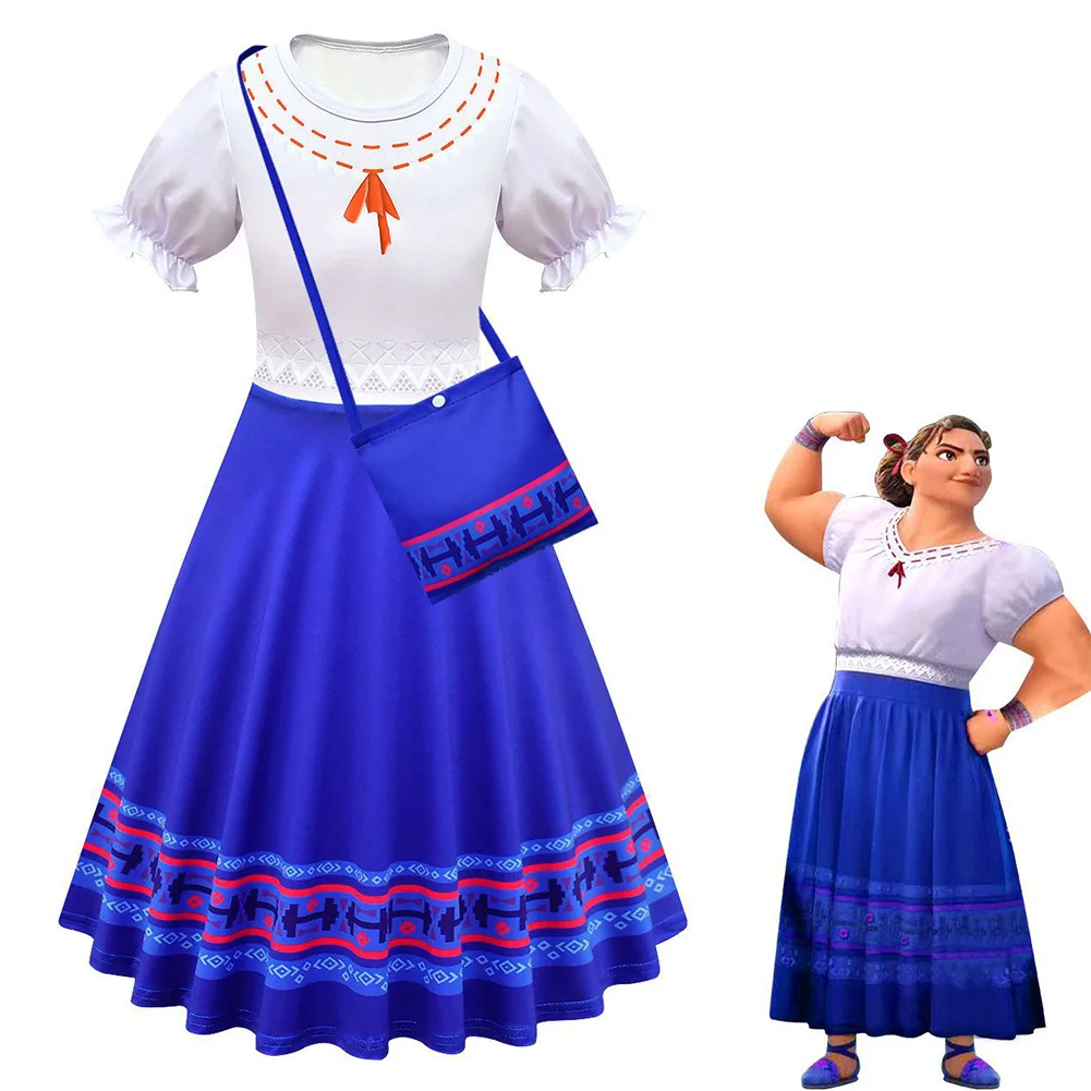 

Костюм для косплея Luisa, детское платье, сумка, наряды, карнавальный костюм на Хэллоуин