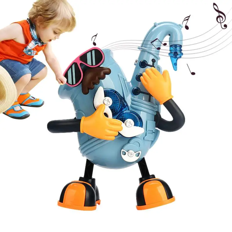 

Musical Dancing Robot Light Up Musical Play Instrument Toys Electric Children Toys For Holiday Gift Cute Robot Toy For Develop