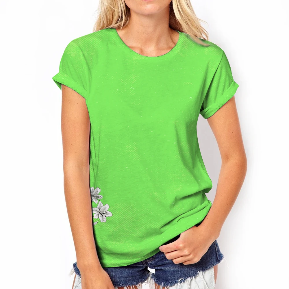 

Футболка женская однотонная в стиле пэчворк, простая летняя рубашка в стиле Харадзюку с коротким рукавом и круглым вырезом, модный уличный ...