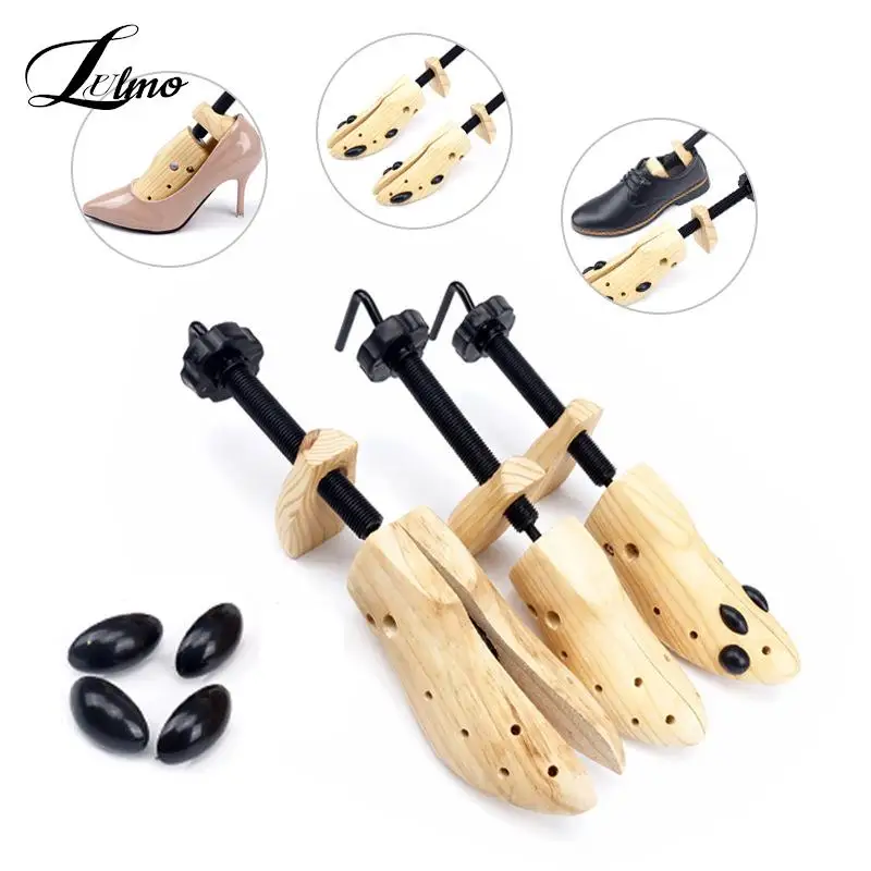 

Shoe Stretcher Wooden Shoes Tree Shaper Rack Pine Wood Shoe Tree Adjustable Flats Pumps Boots Expander Trees For Man Women