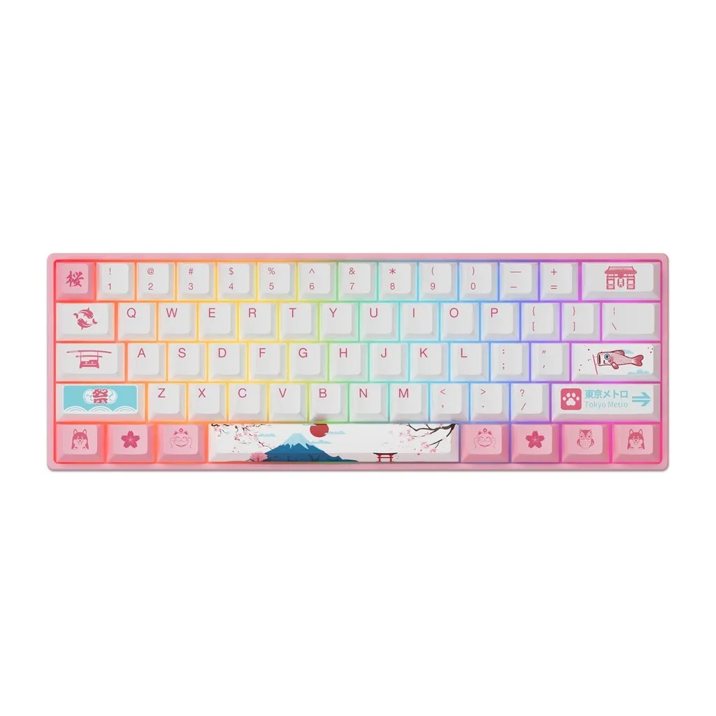 

Akko 3061S World Tour Tokyo R2 Wired Mechanical Gaming Keyboard RGB Backlit Cherry/OSA Profile PBT Dye-Sublimation Keycaps