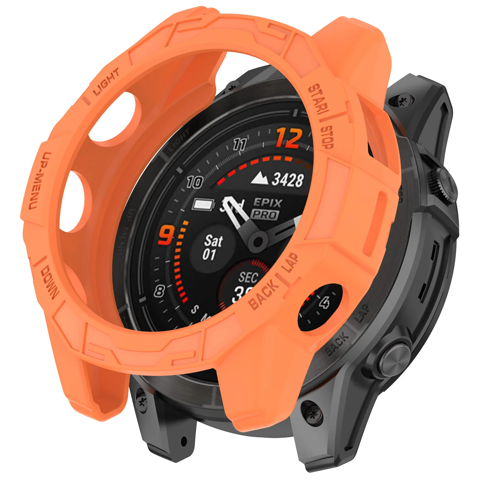 Мягкий силиконовый чехол из ТПУ для Garmin Epix Pro (Gen 2) 51 мм 47 защитный часов Fenix 7 7X