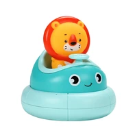 kids bathroom electric rotating cup toy cartoon lion baby water spray bath puzzle plastic play water toys for children