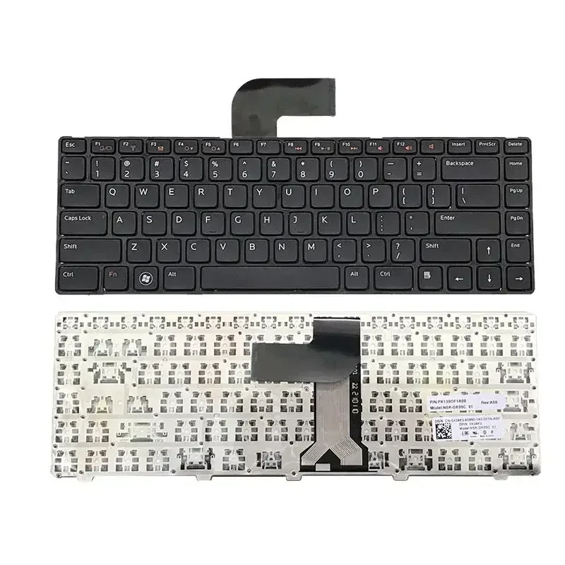 Замена клавиатуры ноутбука для Dell N4120 N5040 3420 14vr 7420 P22g M421r