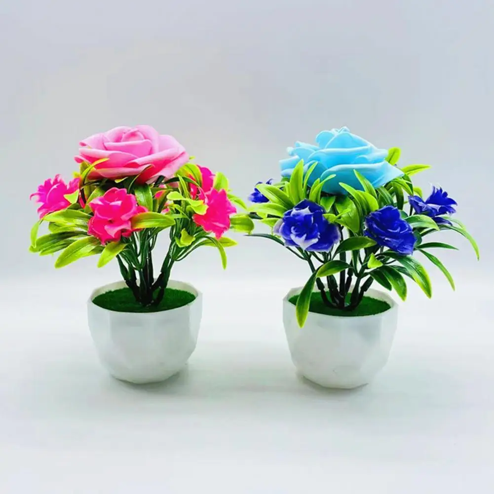 

Легкий, прочный, без обрезки, стандартный пластиковый искусственный цветочный горшок, длительный срок службы для свадьбы