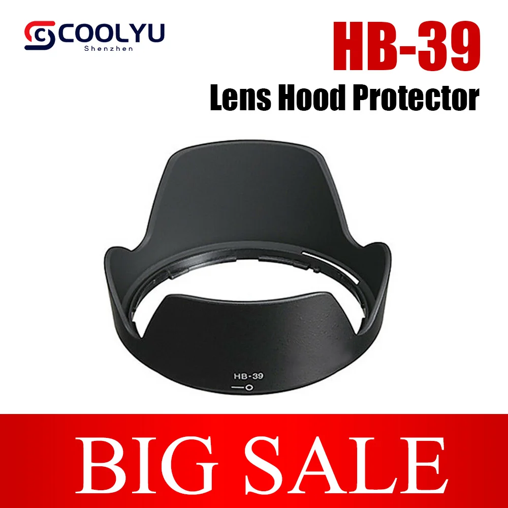 

HB-39 HB39 Bayonet Mount Lens Hood Reversible Plastic Black for Nikon D7100 D700 16-85 18-300 67mm Camera Lente Accessories