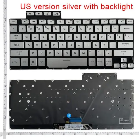 Новая клавиатура США для ASUS ROG Zephyrus G14 GA401 GA401U GA401M GA401Q GA401I GA401IV GA401QM английский ноутбук с подсветкой