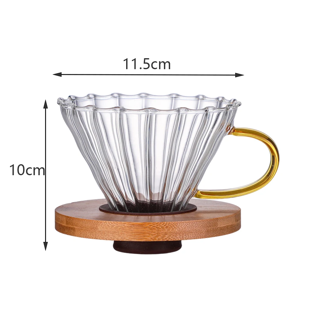 

Многоразовый стеклянный фильтр для кофе MagiDeal