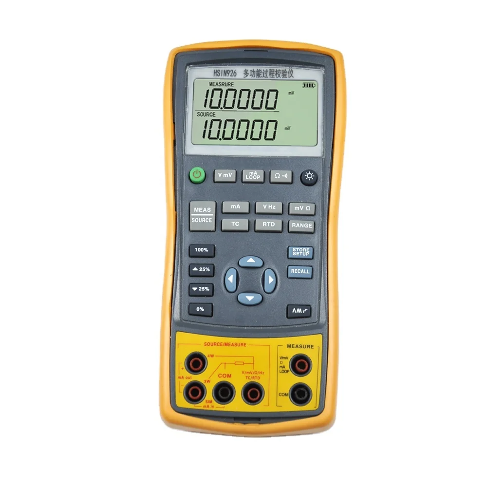 

Signal Generator Professional Thermocouple Current Voltage Digital Handheld Multifunctional Process Calibrator