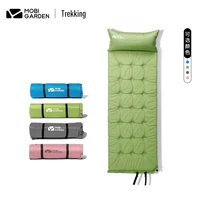 Mobi Garden outdoor camping automatic inflatable floor mat single widened and thickened with pillow folding waterproof matMJ