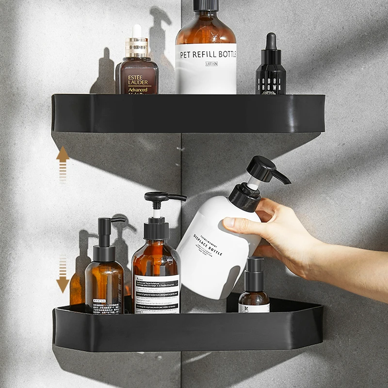 Настенная угловая полка для душа Fypo