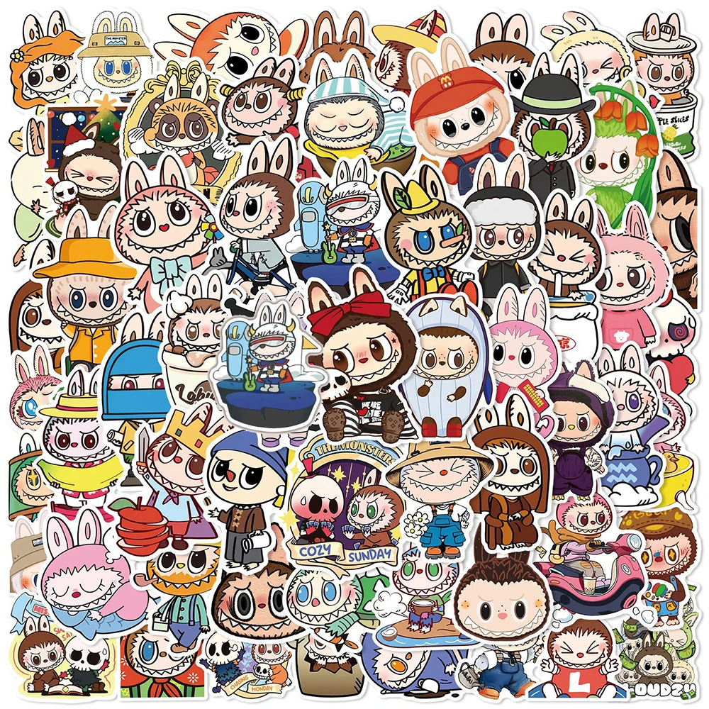 10/30/50 шт. милый мультфильм Божья коровка Кукла Наклейки Каваи Граффити Телефон