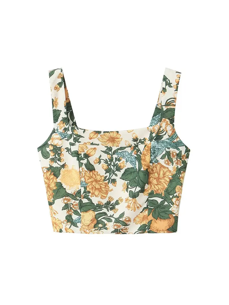 Tellhoney Женский Модный Топ Без Рукавов С Квадратным Воротником Трапециевидная