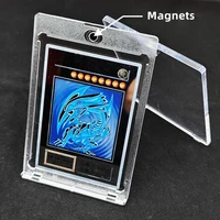 pokemon sleeves transparent pokemon cards holder magnetic yugioh cards protector yu gi oh card sleeve game collection card album