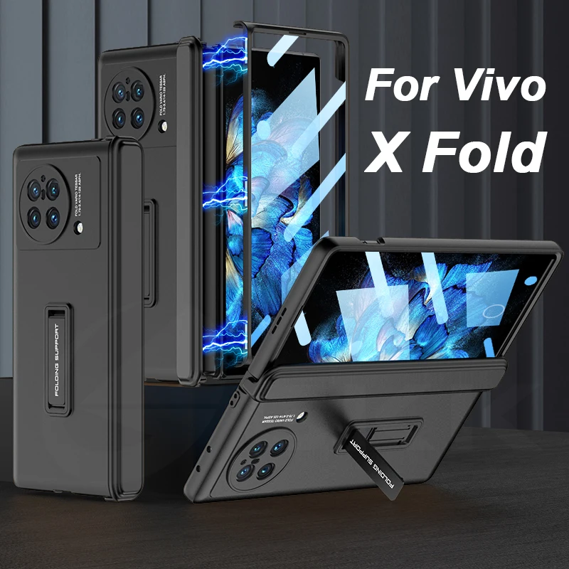 Магнитный шарнирный бронированный кронштейн чехол для Vivo X Fold внешний экран