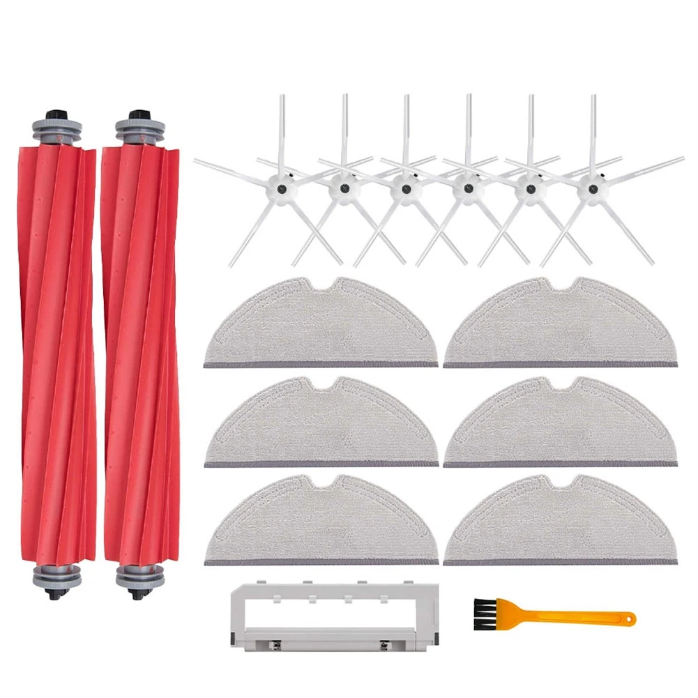 

Сменные детали для робота-пылесоса Xiaomi Roborock Q7 Max/Max, основная боковая щетка, фильтр НЕРА, Швабра, 16 шт.