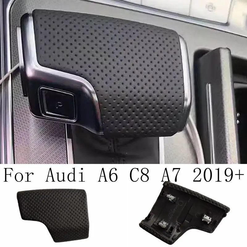 4K171313 9D чехол для рычага переключения передач перфорированный LHD Audi A6 C8 A7 2019 + 4K1 713