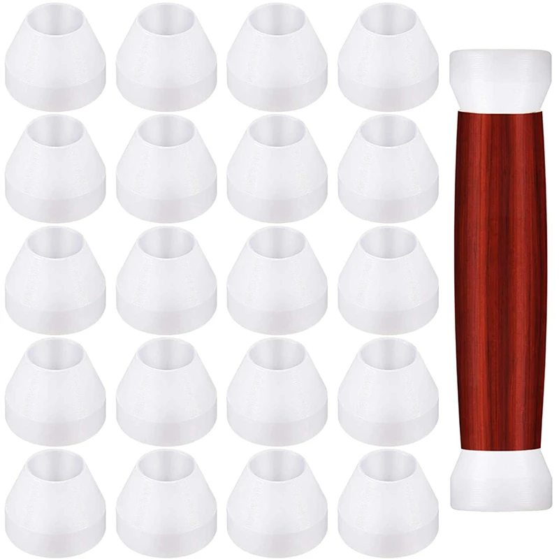 

20 шт., держатель для ручек, Белый держатель для ручек, антипригарный держатель для ручек, синтетическая втулка для ручки