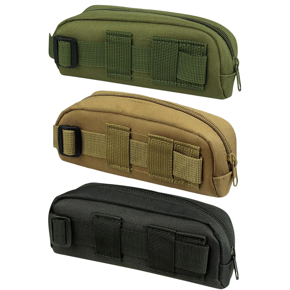 

Outdoor Hunting Sunglasses Case Portable Zipper Molle Pouch Scratch-proof Goggles Box Nylon Waist Hanging Bag