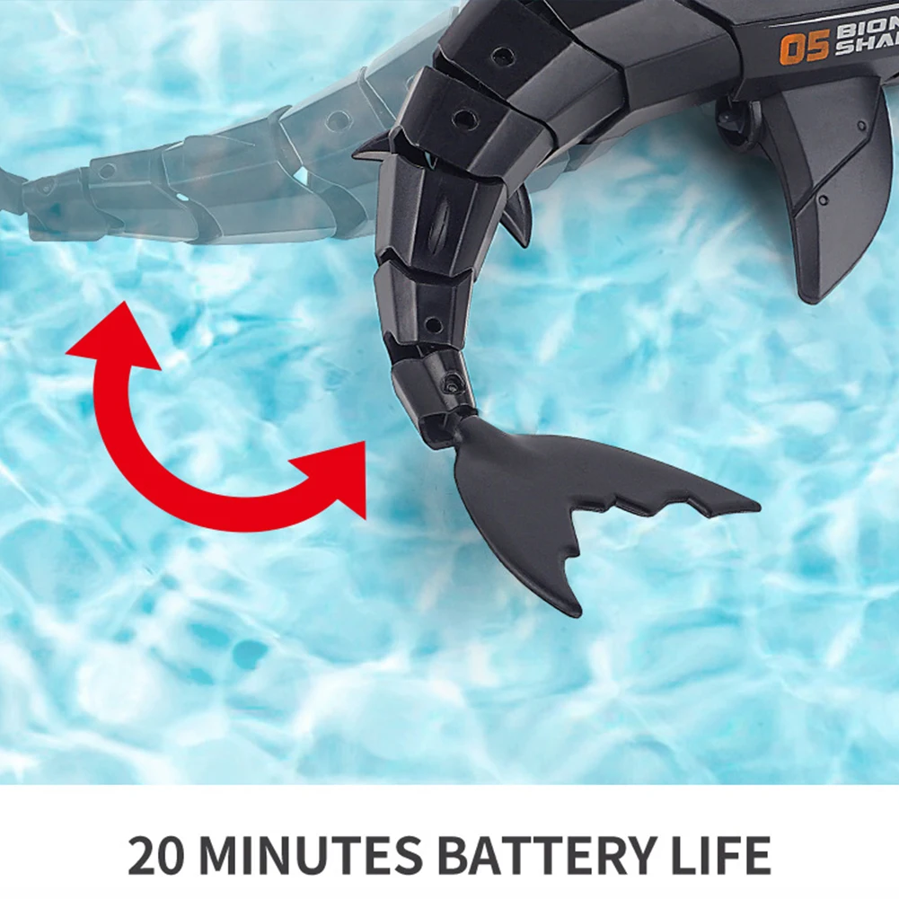 Забавная радиоуправляемая акула игрушка с дистанционным управлением животные