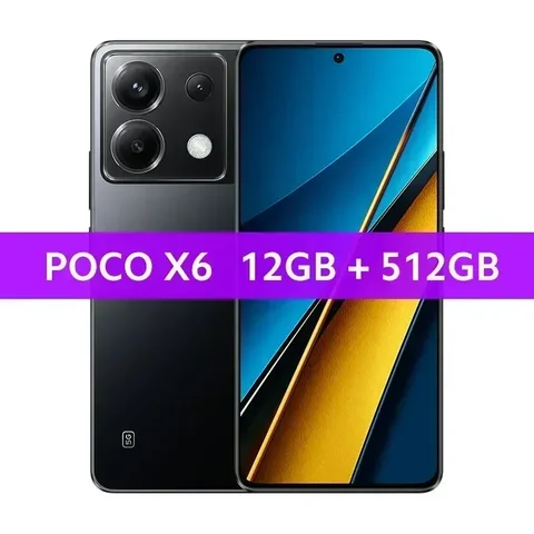 Смартфон Poco X6, 12/512ГБ, global