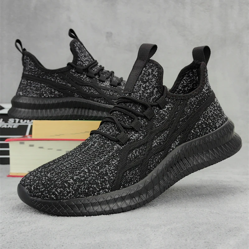 Men Running Shoes Lightweight Sport Shoes for Men Mesh Breathable Casual Sneakers Non-Slip Outdoor 2023 New Arrival