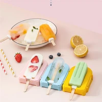ice cream molds with lid freezer plastic freezing making mould stackable washable reusable homemade household maker