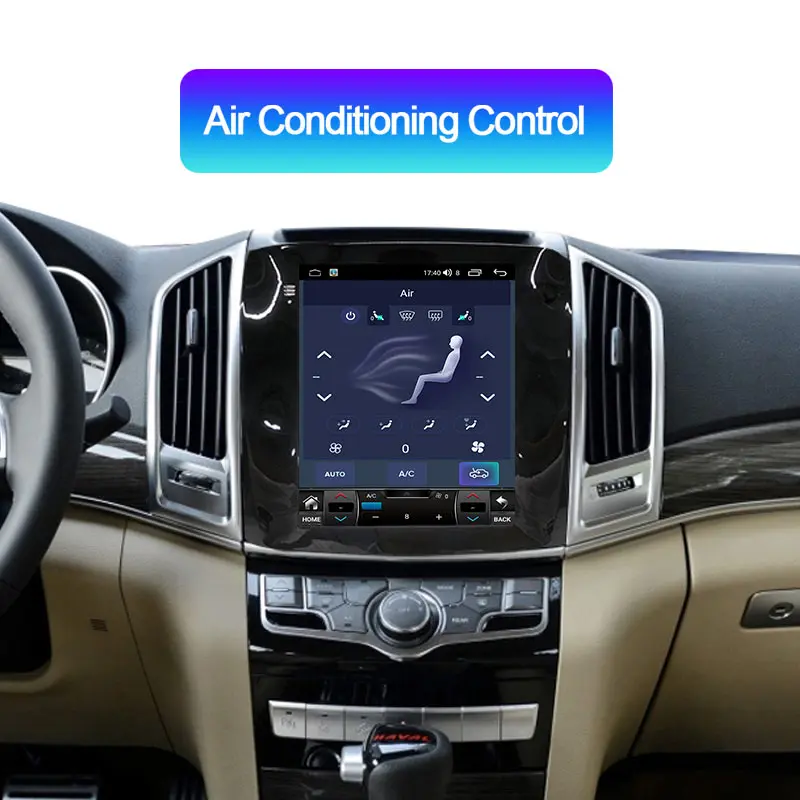 NaviFly 8 Гб 128 ГБ для Hover Haval H9 2015 - 2019 Tesla Style Android автомобильный мультимедийный плеер