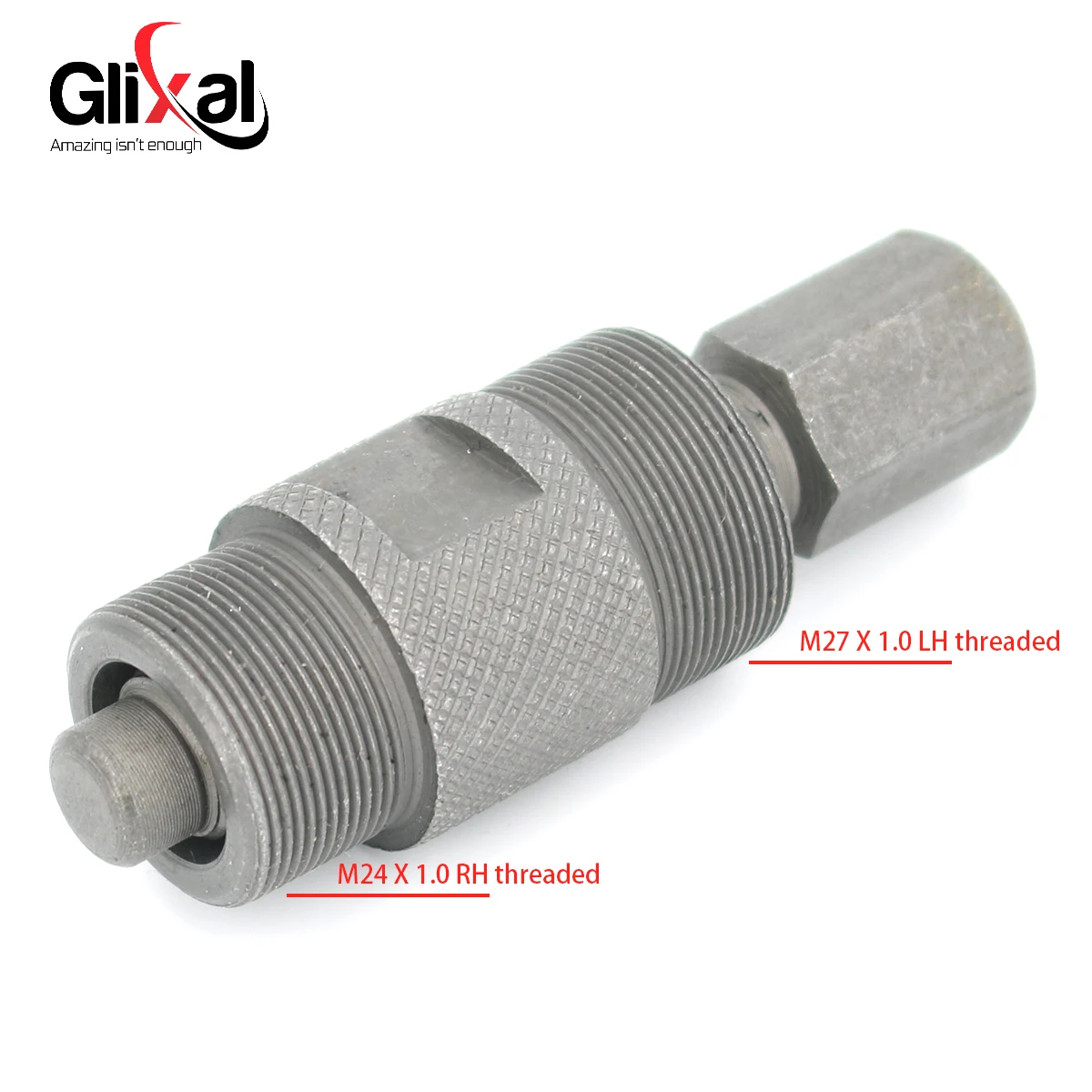 Glixal Инструменты для ремонта мотоциклов magneto pull code для Kawasaki Suzuki Ktm Yamaha pedal rotor puller M27X1 thread M24X1 thread