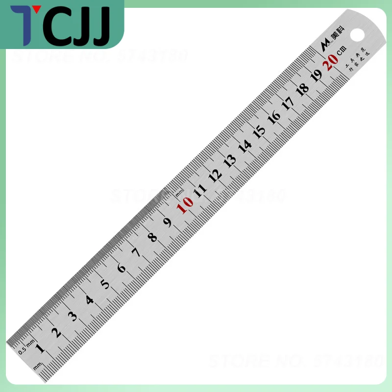 

Straightedge Double Side Scale Precision Measuring Tools Measuring Tool Centimeter Inches Scale Ruler 15cm/20cm/30cm/50cm 500mm