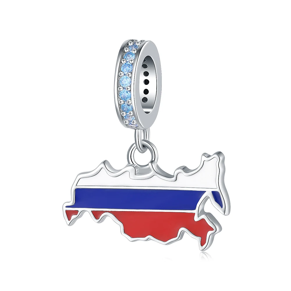 

Бусины из серебра 925 пробы в русском стиле с искусственным цирконом, подходят для европейских браслетов/ожерелий, ювелирные изделия для женщин и девушек, подарки