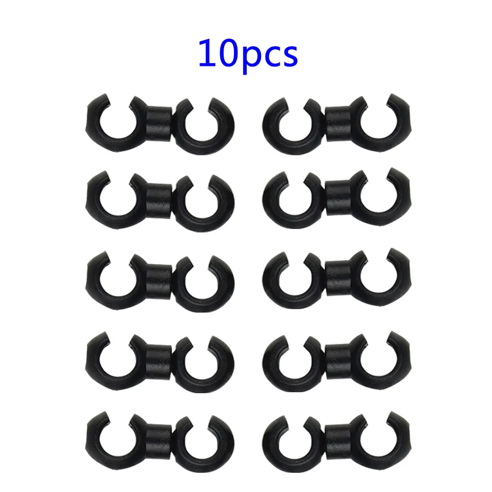 

10pcs Bicycle MTB Brake Cable Clips S Shaped Bicycle Brake Lines Hose Hook Clips Holder Guide Hose Buckle Clip Bike Accessories
