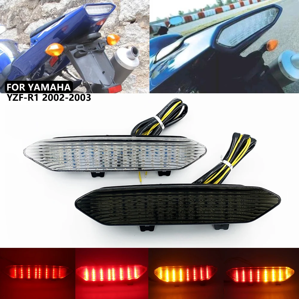 Фото Светодиодный задний стоп-сигнал в сборе для YAMAHA ATV GRIZZLY 700 EPS YZF-R1 XVS1300 WR250R 2002-2020, задний фонарь, стоп-сигналы №4
