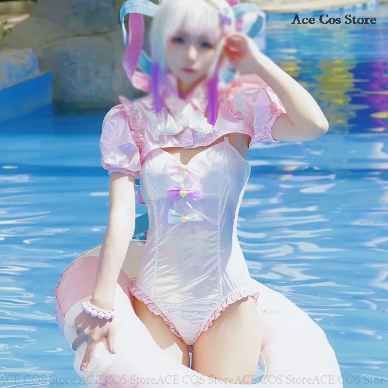 Игра NEEDY GIRL OVERDOSE KAngel боди для косплея аниме лазерный купальник костюмы Doujin