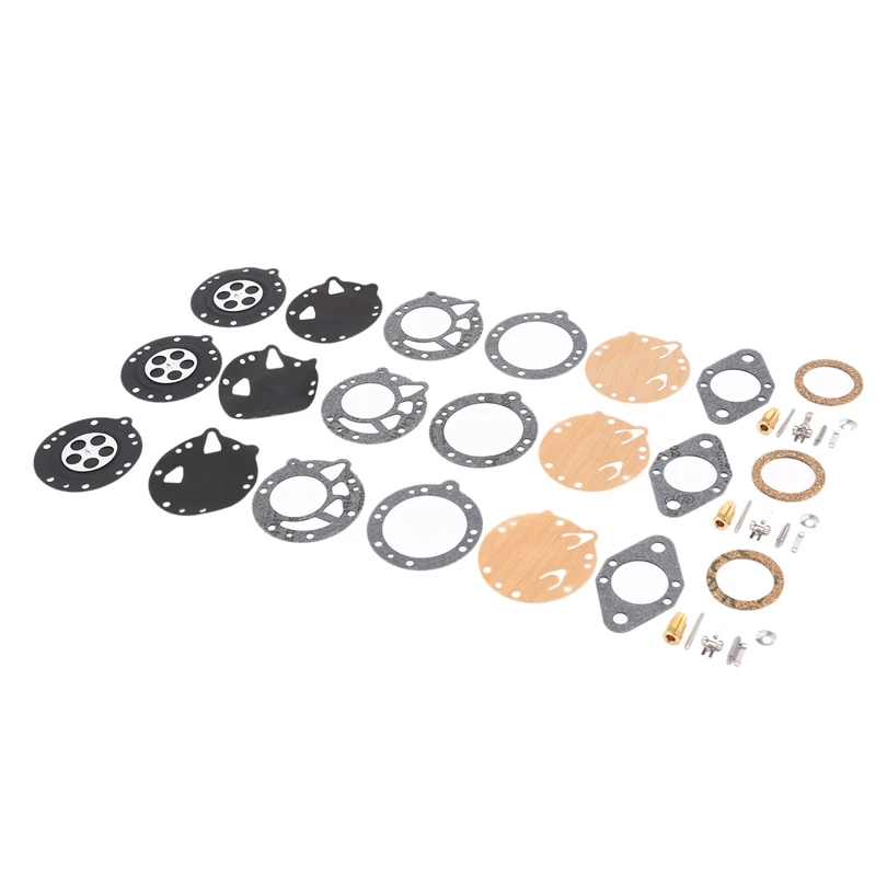 

3Sets Carburetor Carb Repair Rebuild Kit For Stihl 08S 08SE 08SEQ 070 090 TS350 TS360 Tillotson RK-114HL Chainsaw