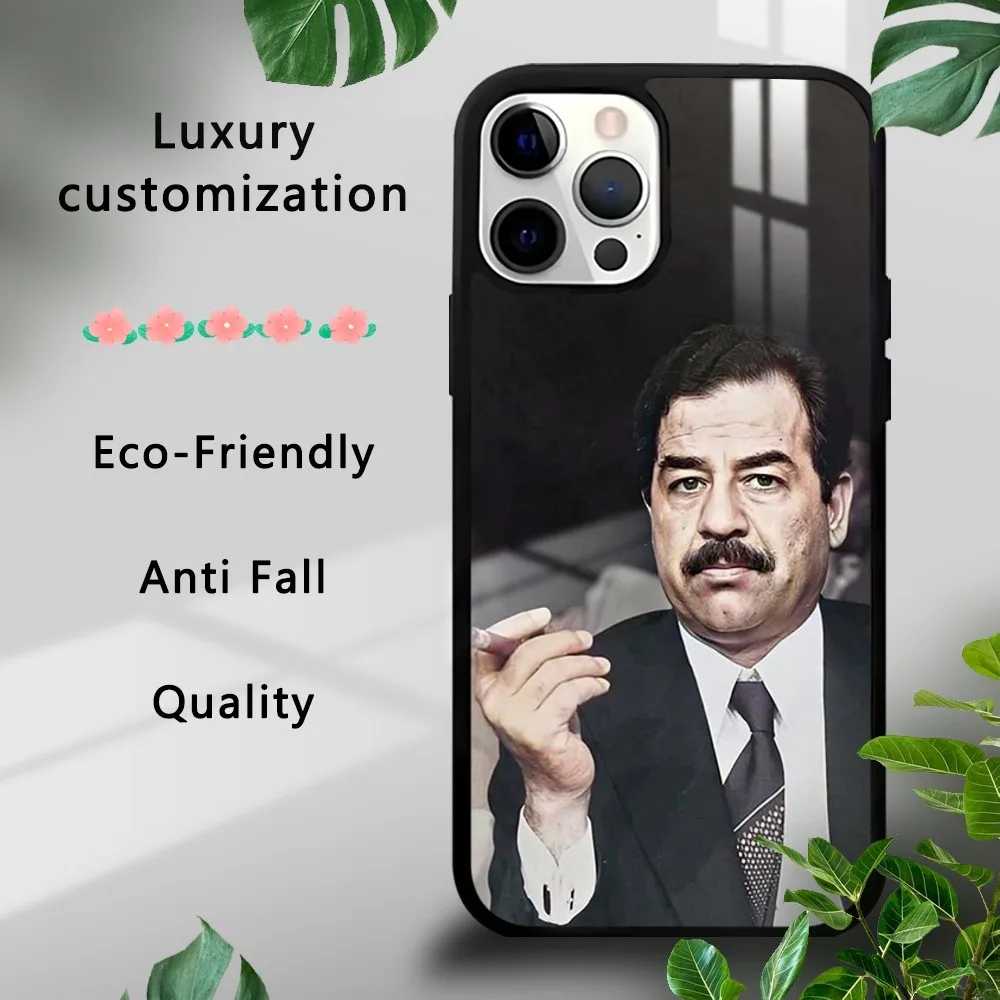 Чехол для телефона S-Саддам H-husдля iPhone 15 14 13 12 11 Pro Xs Max Mini XR X 7 8 Plus роскошный