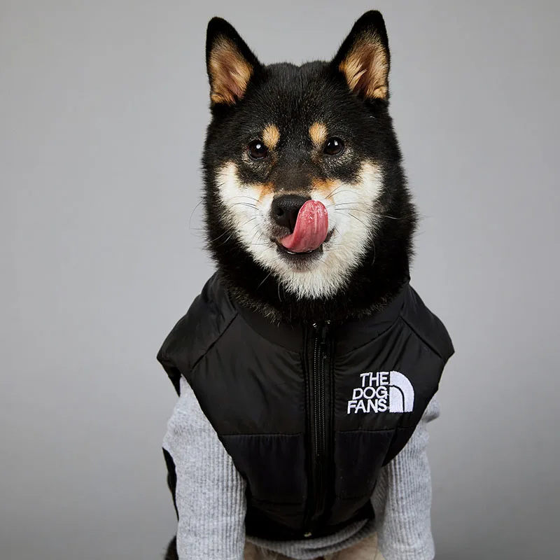 Winter Wind and Rain Dog Clothes S-5XL Designer Dog Pad Clothes Big Dog Warm Dog Raincoat French Bulldog Pet Coat Vest Jacket