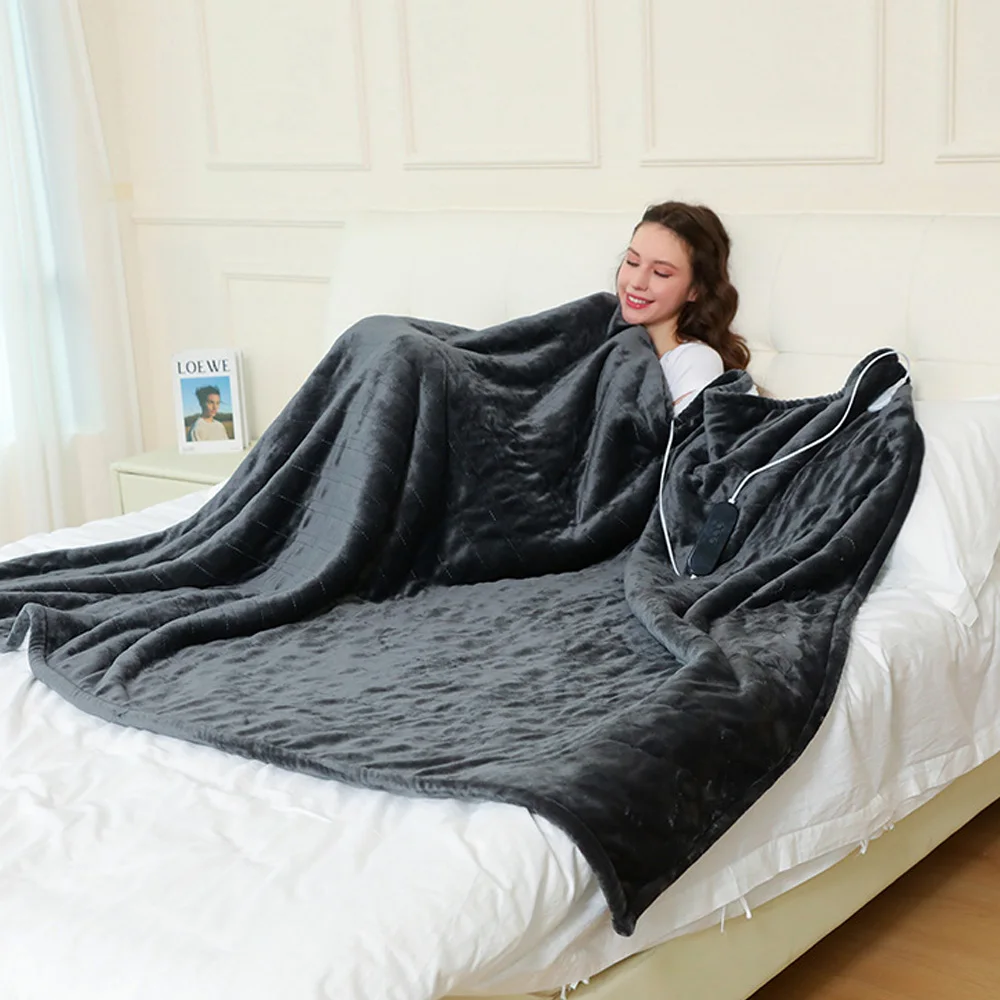 130X188 см электрическое одеяло с подогревом таймер автоматическим выключением