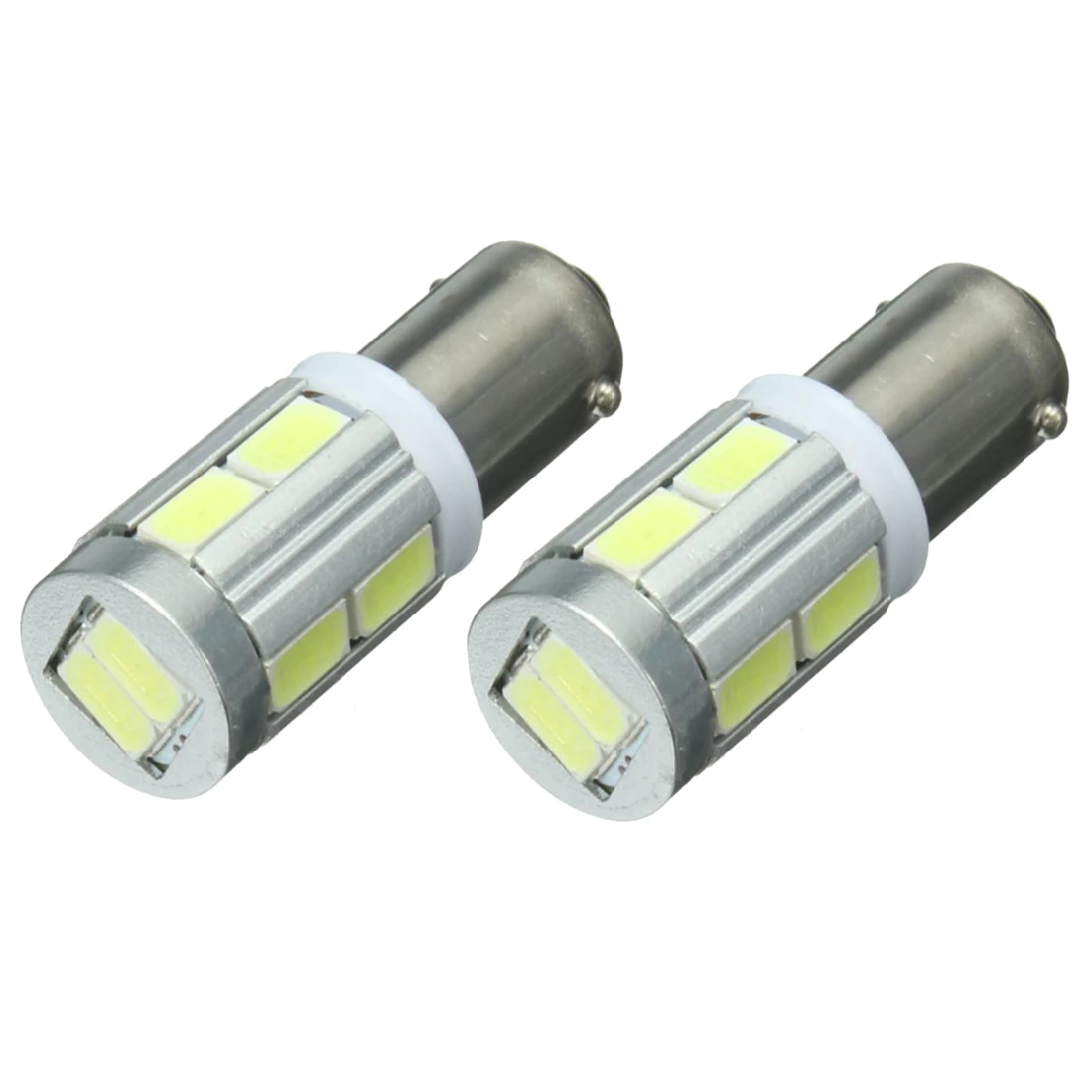 

2 шт., универсальные светодиодсветодиодный лампы BA9S H6W 10SMD 6000 К