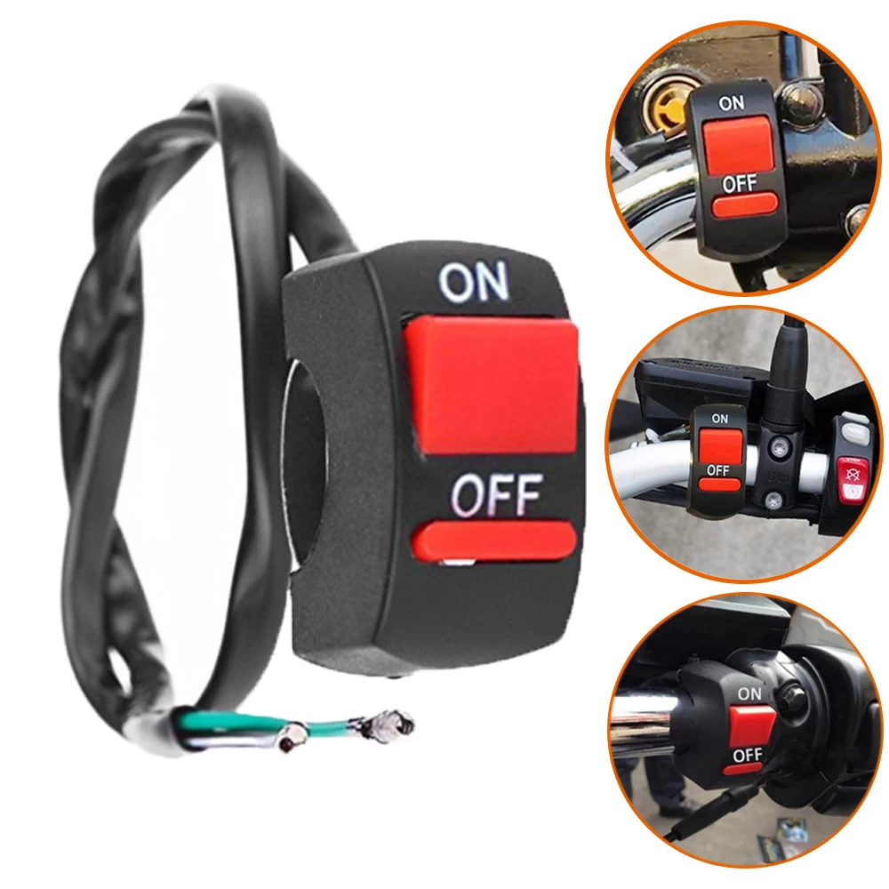 

Универсальная кнопка включения и выключения пламени на руле мотоцикла для мотоцикла, квадроцикла, велосипеда DC12V/6A