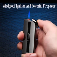 honest ultra thin windproof brand gas inflatable metal electronic creative personalized metal lighter
