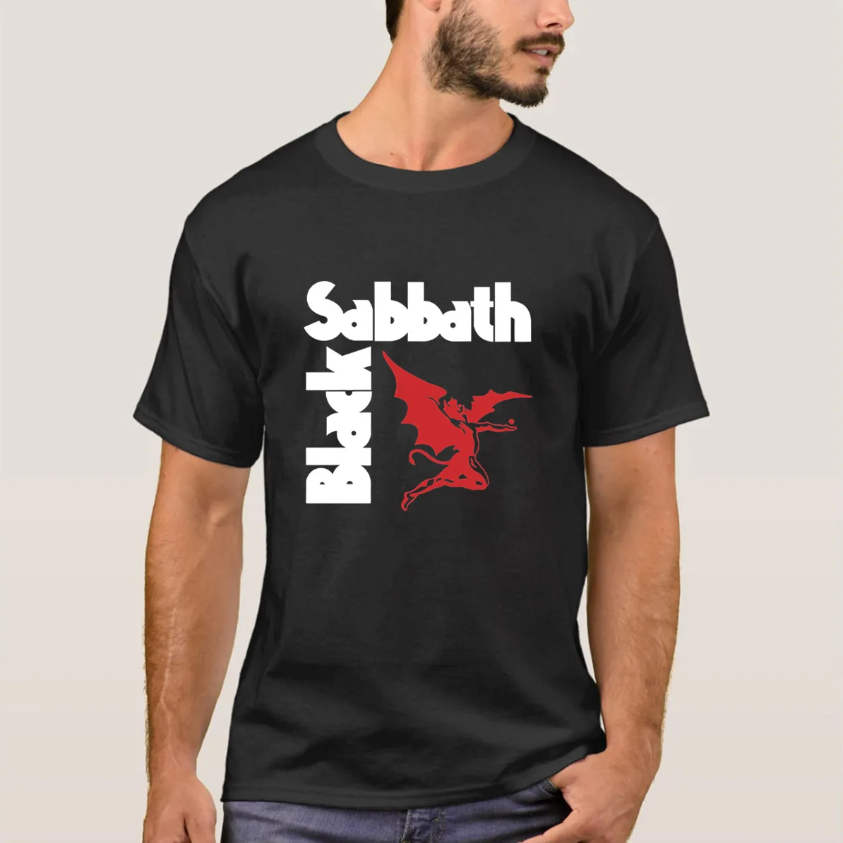 Тяжелый металл рок-группы черная футболка и Sabbath 2020 Новейшая летняя мужская