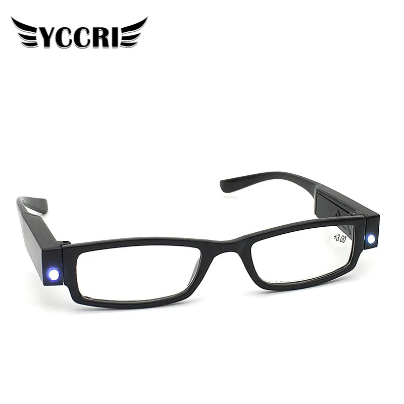 

LED Men's and Women's Reading Glasses with Light Reading Glasses for Money Detectors Full-frame Reading Glasses Gafas de lectura