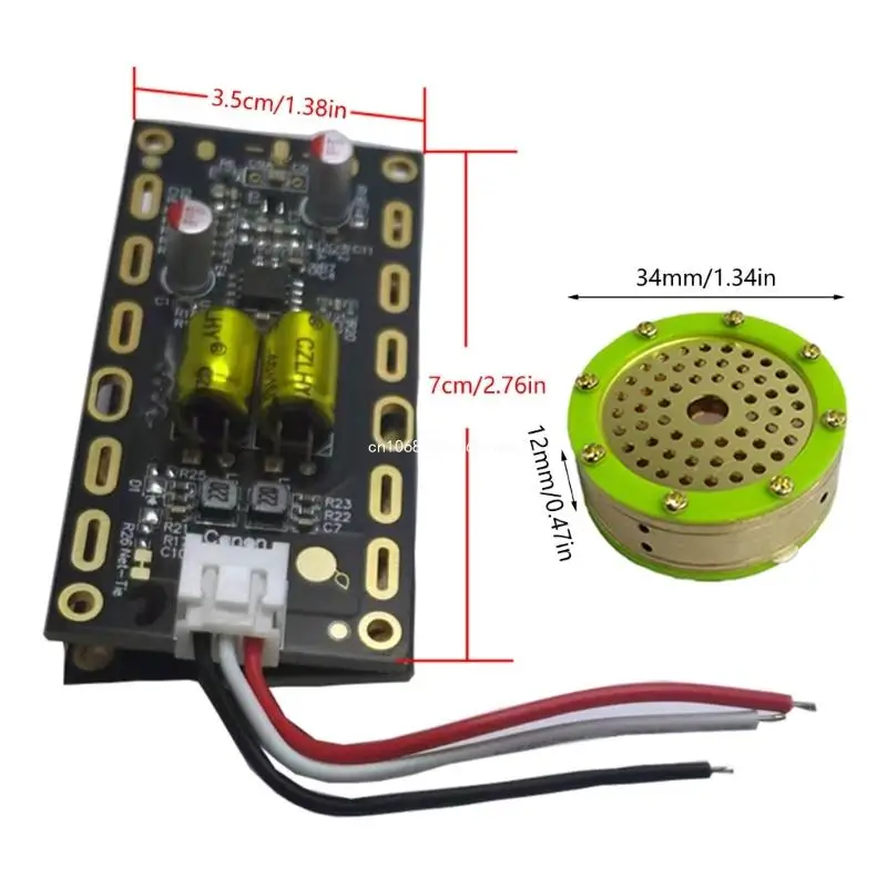 34 мм микрофонный картридж с сердечниками звукосниматель печатной платой для